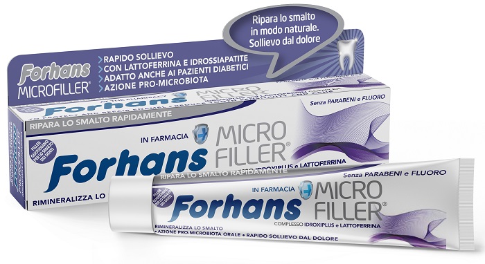 FORHANS DENTIFRICIO MICROFILLER PROTEZIONE SMALTO 75 ML - Farmaciapacini.it