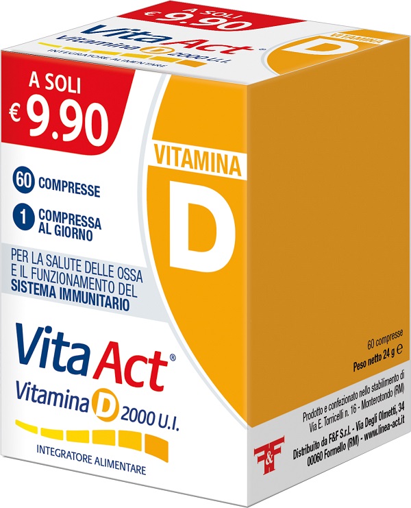 VITA ACT VITAMINA D 2000UI 60 COMPRESSE - Farmaciapacini.it