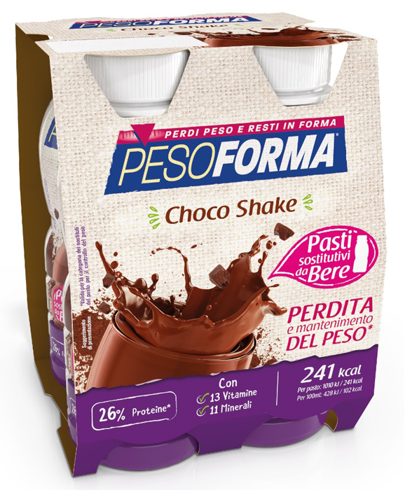 PESOFORMA CHOCO SHAKE 4X236 ML - Farmaciapacini.it