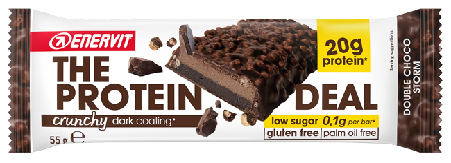ENERVIT PROTEIN DEAL DOUBLE CHOCO STORM 55 G - Farmaciapacini.it