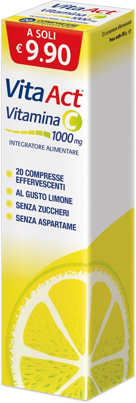 VITAMINA C ACT 1000 20 COMPRESSE EFFERVESCENTI - Farmaciapacini.it