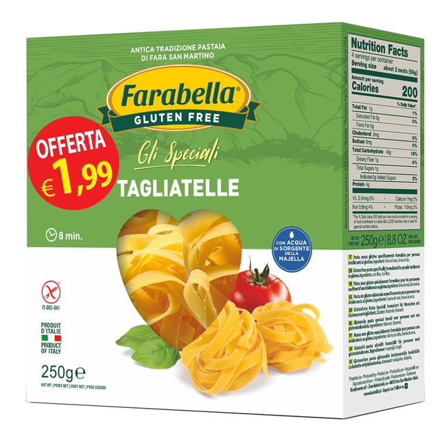 FARABELLA TAGLIATELLE 250G PROMO - Farmaciapacini.it