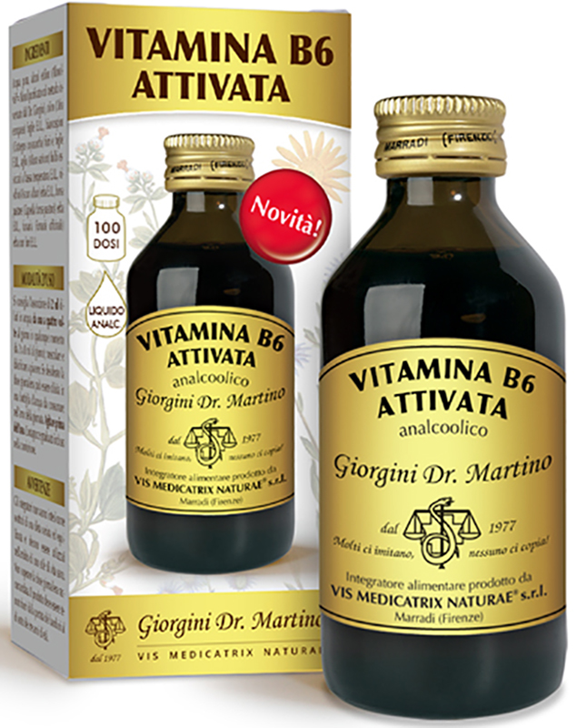 VITAMINA B6 ATTIVATA LIQUIDO ANALCOLICO 100 ML - Farmaciapacini.it