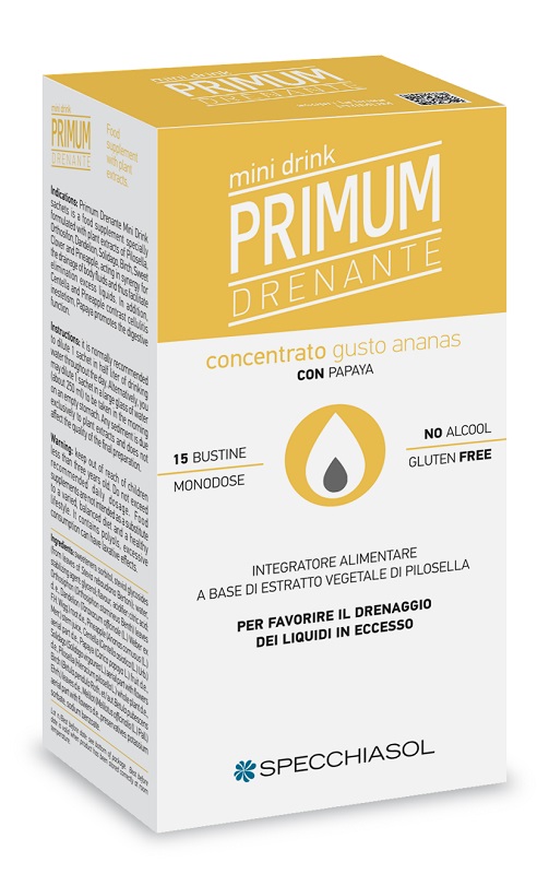 PRIMUM DRENANTE MINIDRINK ANANAS 15 STICK DA 10 ML - Farmaciapacini.it