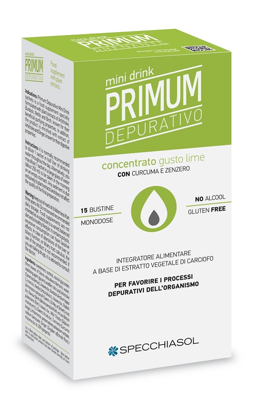 PRIMUM DEPURATIVO MINIDRINK LIME 15 STICK DA 10 ML - Farmaciapacini.it