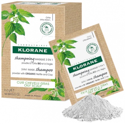 KLORANE SHAMPOO MASCHERA LAVANTE POLVERE ORTICA 8 BUSTINE 3 G - Farmaciapacini.it