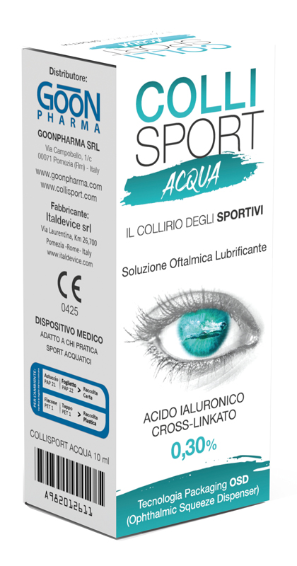 COLLISPORT ACQUA SOLUZIONE OFTALMICA LUBRIFICANTE 10 ML - Farmaciapacini.it