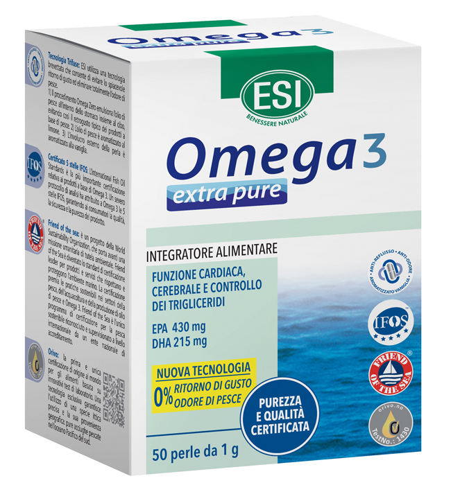 ESI OMEGA 3 EXTRA PURE 50 PERLE - Farmaciapacini.it