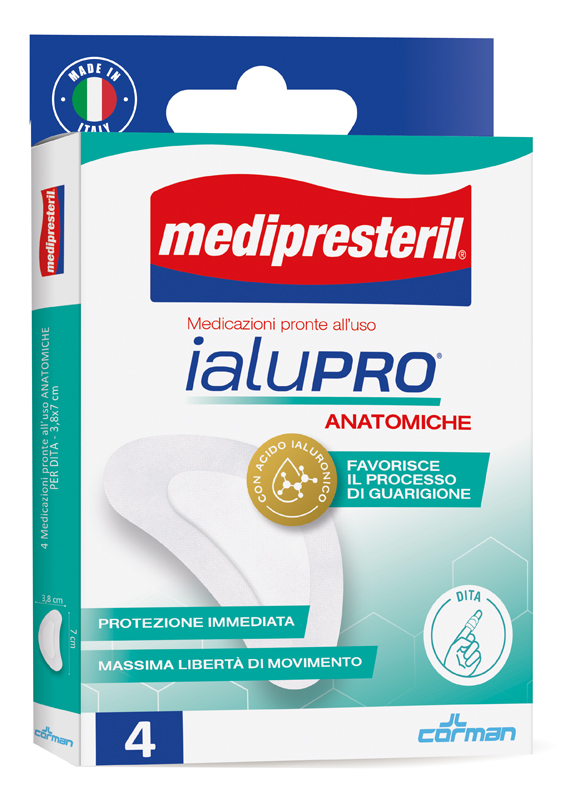MEDIPRESTERIL IALUPRO DITA 3,8X7 CM 4 PEZZI - Farmaciapacini.it