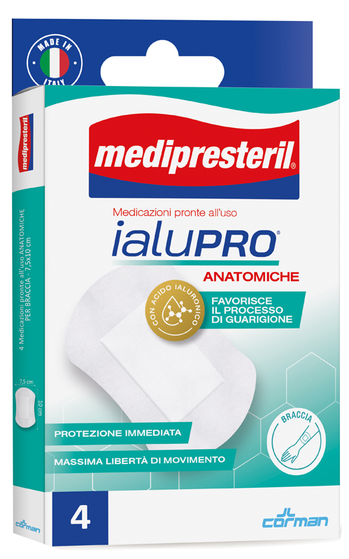 MEDIPRESTERIL IALUPRO BRACCIA 7,5X10 CM 4 PEZZI - Farmaciapacini.it
