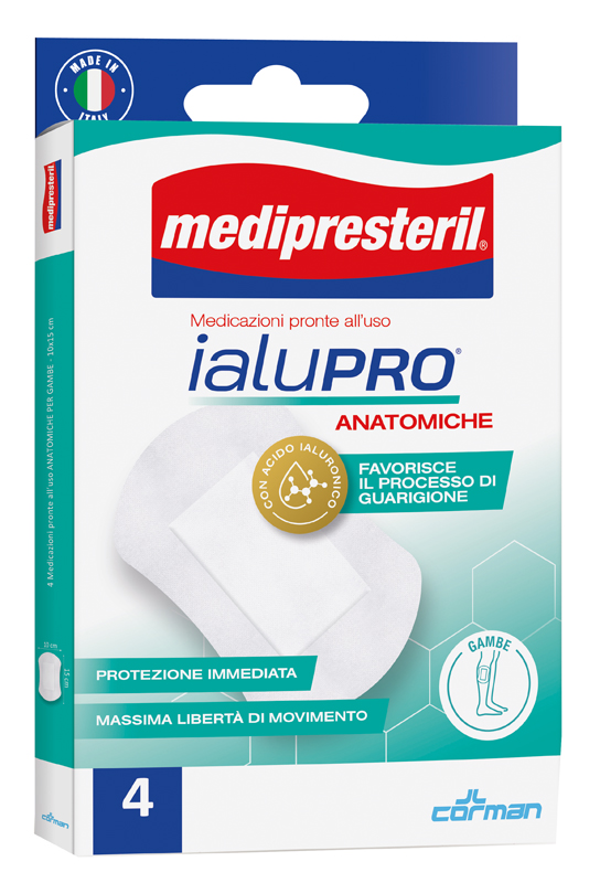 MEDIPRESTERIL IALUPRO GAMBE 10X15 CM 4 PEZZI - Farmaciapacini.it