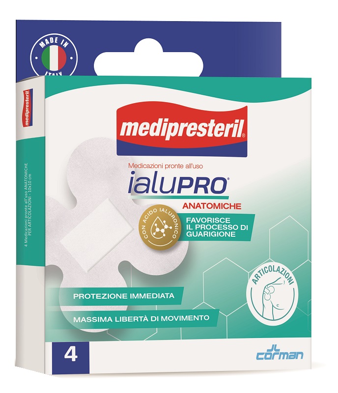 MEDIPRESTERIL IALUPRO ARTICOLAZIONI 10X10 CM 4 PEZZI - Farmaciapacini.it