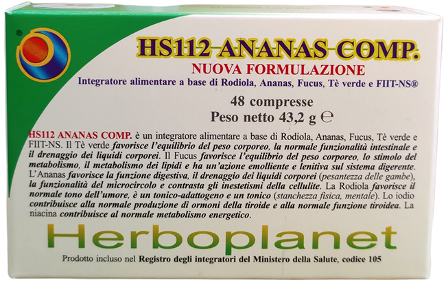 HS112 ANANAS COMP 48 COMPRESSE - Farmaciapacini.it