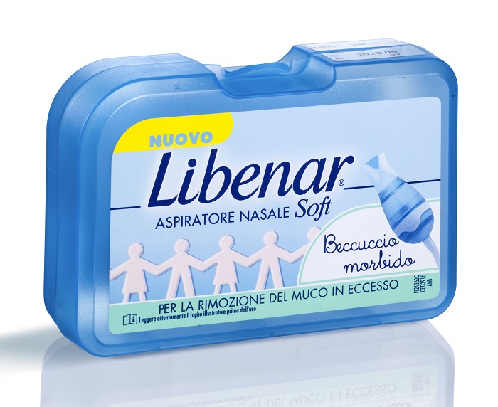 ASPIRATORE NASALE SOFT LIBENAR + 5 FILTRI CON BECCUCCIO ULTRA FLESSIBILE - Farmaciapacini.it