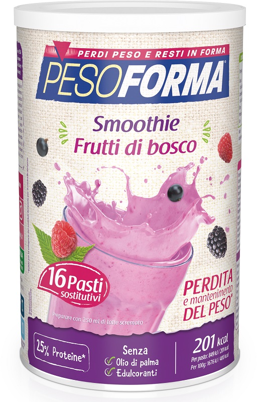 PESOFORMA SMOOTHIE FRUTTI BOSCO 436 G - Farmaciapacini.it
