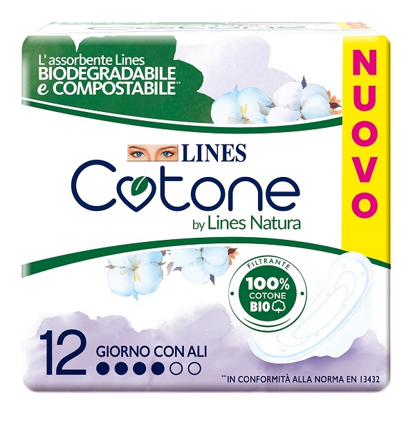 LINES COTONE BIO ULTRA ALI 10+2 PEZZI - Farmaciapacini.it