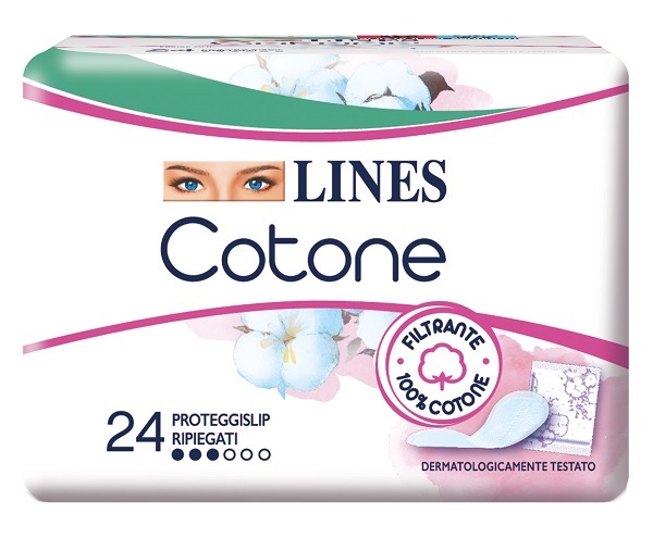 LINES COTONE BIO SALVASLIP RIPIEGATI 24 PEZZI - Farmaciapacini.it