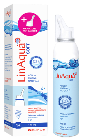 SOLUZIONE SPRAY ISOTONICA NASALE LINAQUA SOFT 125 ML CON DOPPIO EROGATORE - Farmaciapacini.it
