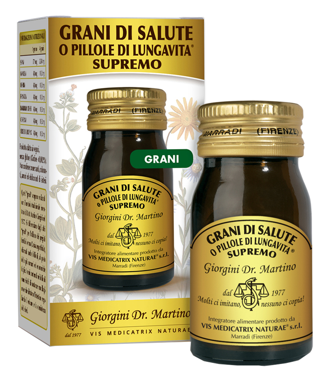 GRANI DI SALUTE O PILLOLE DI LUNGAVITA SUPREMO 30 G - Farmaciapacini.it