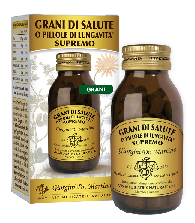 GRANI DI SALUTE O PILLOLE DI LUNGAVITA SUPREMO 90 G - Farmaciapacini.it