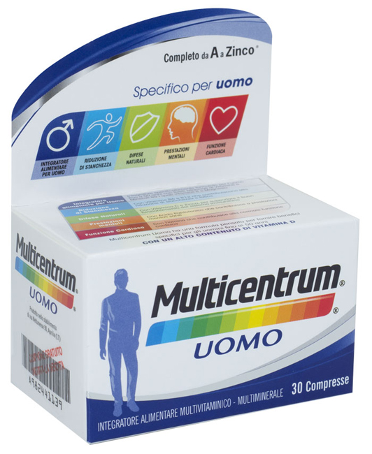 MULTICENTRUM UOMO 30 COMPRESSE - Farmaciapacini.it