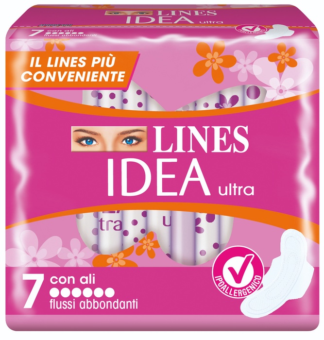 LINES IDEA ULTRA FLUSSI ABBONDANTI 7 PEZZI - Farmaciapacini.it