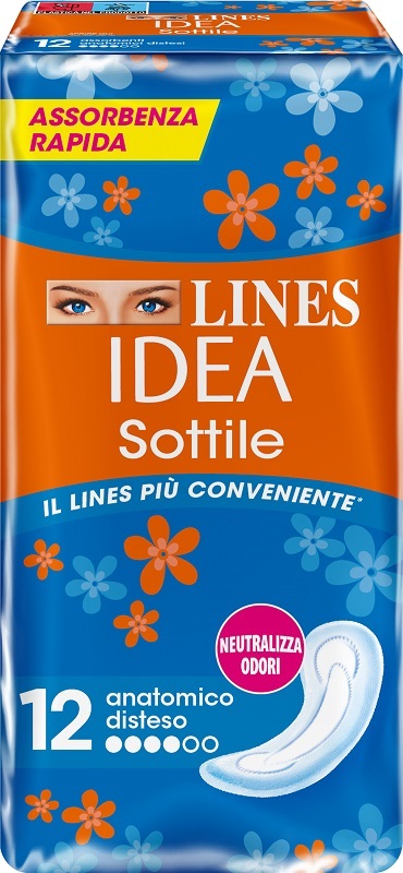 LINES IDEA SOTTILI ANATOMICI 12 PEZZI - Farmaciapacini.it