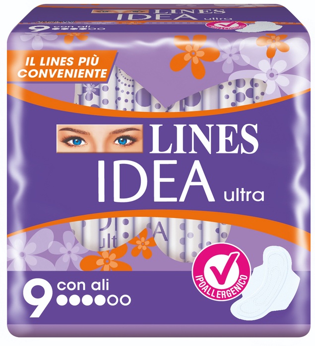LINES IDEA ULTRA GIORNO ALI 9 PEZZI - Farmaciapacini.it