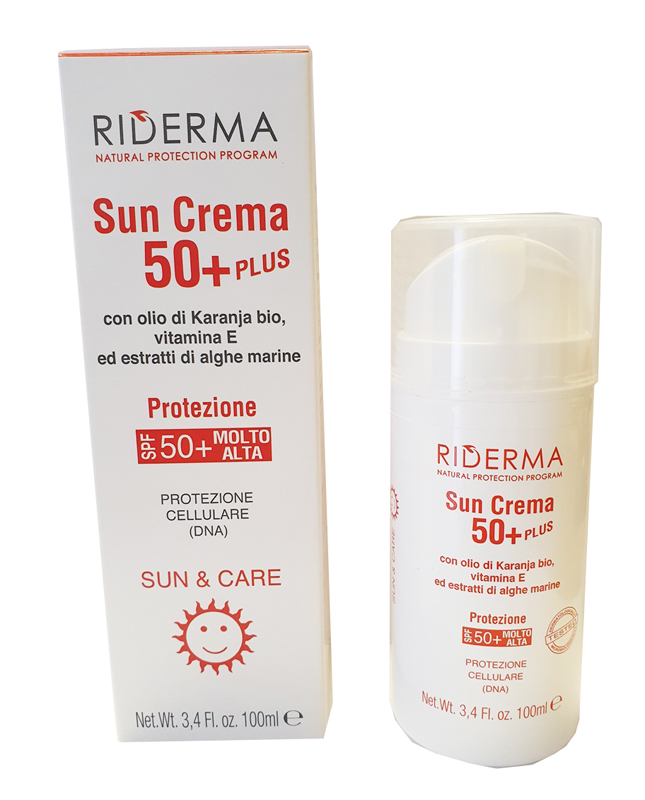 RIDERMA SUN CREMA 50+ PLUS 100 ML - Farmaciapacini.it