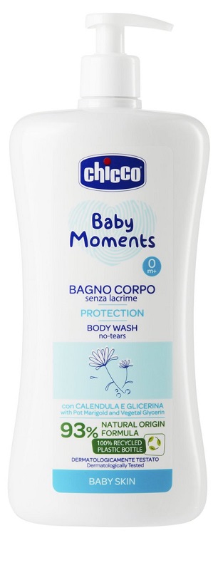 CHICCO BABY MOMENTS BAGNO CORPO SENZA LACRIME PROTECTION 750 ML - Farmaciapacini.it
