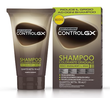 JUST FOR MEN CONTROL GX SHAMPOO COLORANTE GRADUALE 150 ML - Farmaciapacini.it