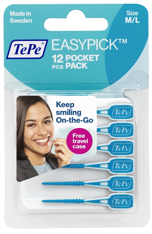 TEPE EASYPICK M/L BLU 12 PEZZI - Farmaciapacini.it