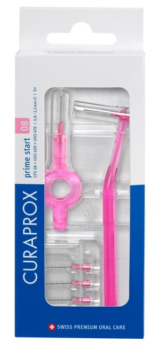 CURAPROX CPS 08 SCOVOLINO PRIME START 08 PINK 5 PEZZI - Farmaciapacini.it