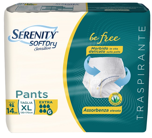 SERENITY PANTS SD SENSITIVE EXTRA XL 14 PEZZI - Farmaciapacini.it