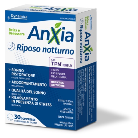 ANXIA DYNAMICA RIPOSO NOTTURNO 30 COMPRESSE - Farmaciapacini.it