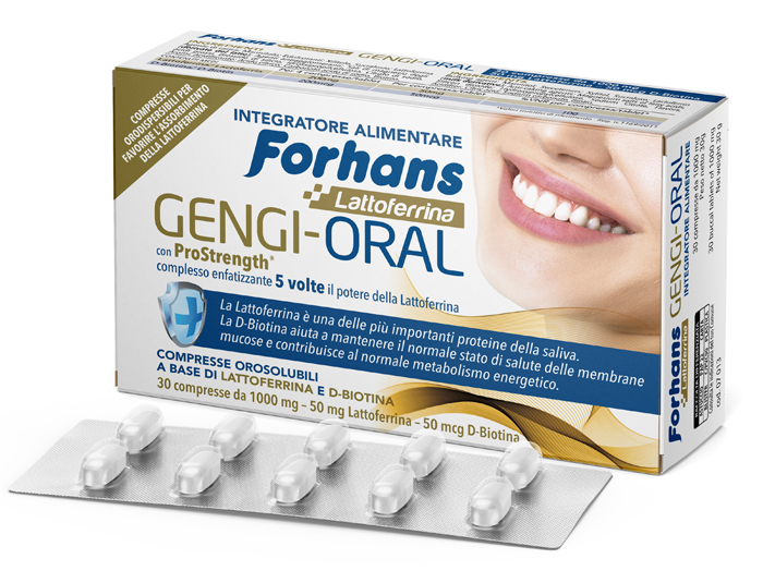 FORHANS LATTOFERRINA GENGI ORAL 30 COMPRESSE - Farmaciapacini.it