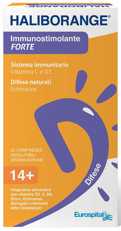 HALIBORANGE IMMUNOSTIMOLANTE FORTE 20 COMPRESSE - Farmaciapacini.it