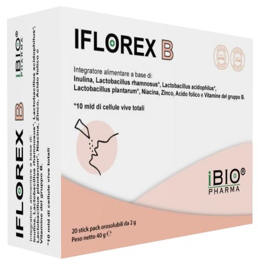 IFLOREX B 20 STICKPACK DA 2 G - Farmaciapacini.it