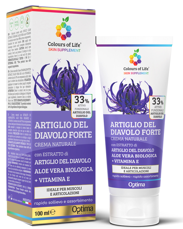 COLOURS OF LIFE SKIN SUPPLEMENT ARTIGLIO DEL DIAVOLO 33% CREMA 100 ML - Farmaciapacini.it