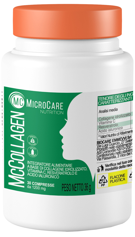 MICROCARE NUTRITION MC COLLAGEN 30 COMPRESSE DA 1200 MG - Farmaciapacini.it