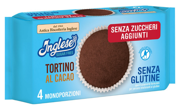 INGLESE TORTINO CACAO SENZA ZUCCHERI AGGIUNTI 160 G - Farmaciapacini.it