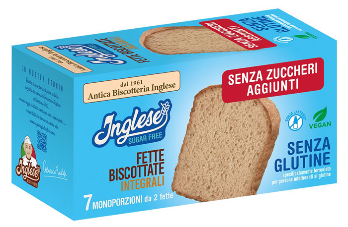 INGLESE FETTE BISCOTTI INTEGRALI SENZA ZUCCHERI AGGIUNTI PROMO 200 G - Farmaciapacini.it