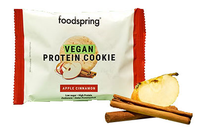 VEGAN PROTEIN COOKIE MELA E CANNELLA 50 G - Farmaciapacini.it