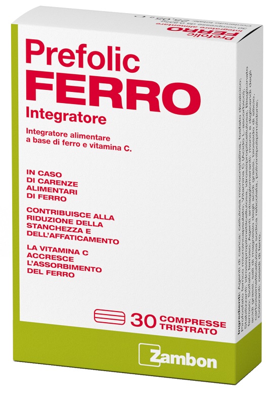 PREFOLIC FERRO 30 COMPRESSE - Farmaciapacini.it