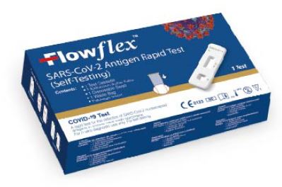 TEST ANTIGENICO RAPIDO COVID-19 FLOWFLEX AUTODIAGNOSTICO DETERMINAZIONE QUALITATIVA ANTIGENI SARS-COV-2 IN TAMPONI NASALI MEDIANTE IMMUNOCROMATOGRAFIA PROVETTA CON ALLUMINIO - Farmaciapacini.it