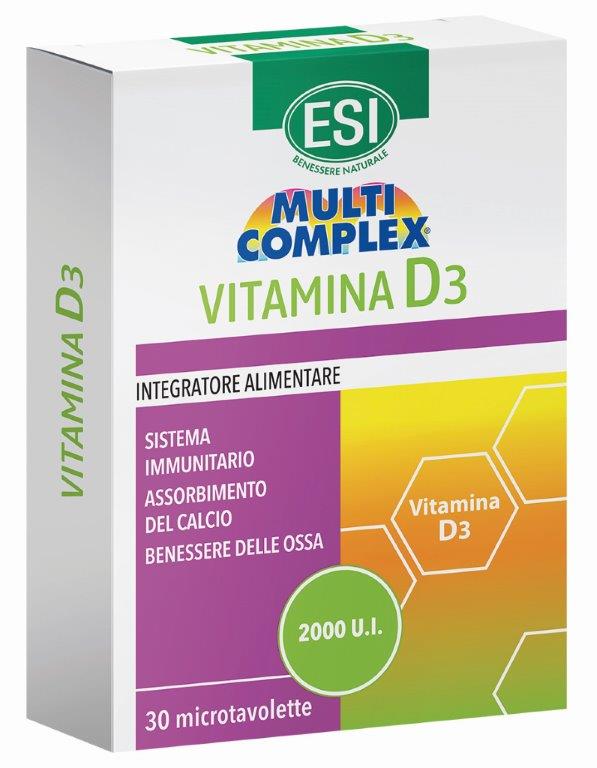 ESI MULTICOMPLEX VITAMINA D3 30 TAVOLETTE - Farmaciapacini.it