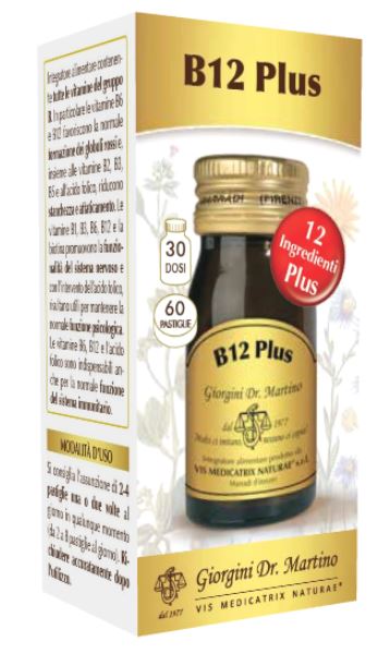 B12 PLUS 60 PASTIGLIE - Farmaciapacini.it