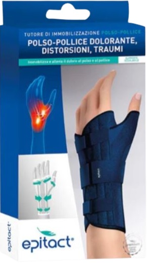 TUTORE POLSO/POLLICE PER TENDINITE EPITACT QUERV'ACTIV SINISTRO L - Farmaciapacini.it