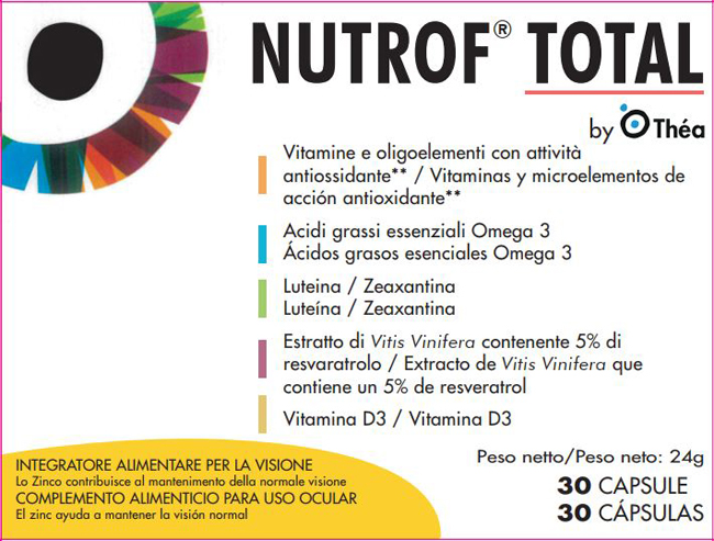 NUTROF TOTAL 30 CAPSULE - Farmaciapacini.it