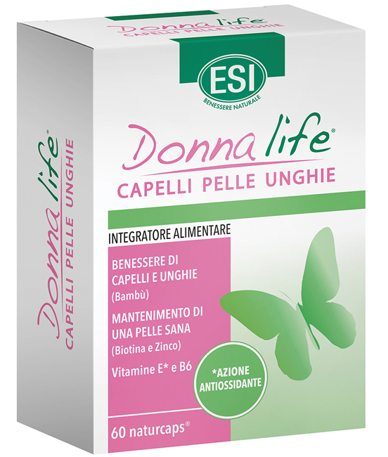 ESI DONNA LIFE CAPELLI PELLE UNGHIE 60 NATURCAPS - Farmaciapacini.it